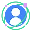 Abstract image of a digital identity surrounded by web technologies that protect online privacy.