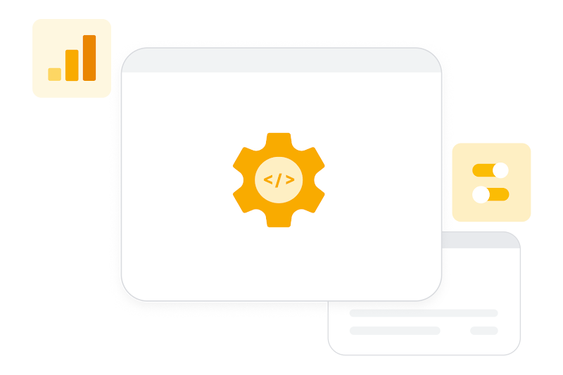 API settings and customization icons.