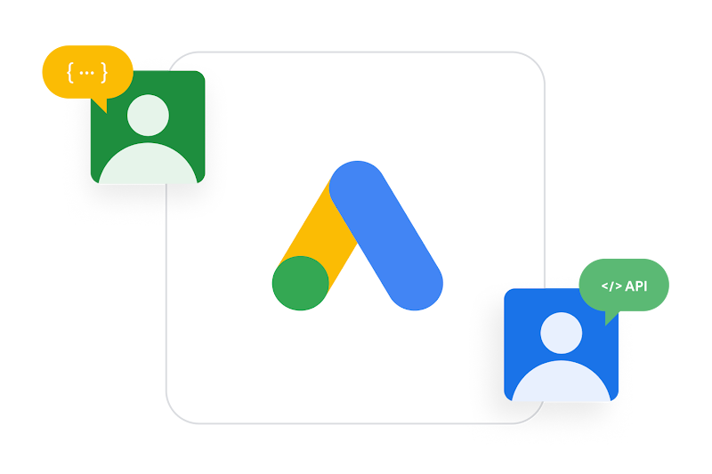 Illustration of three users linked in a circle using  API code.